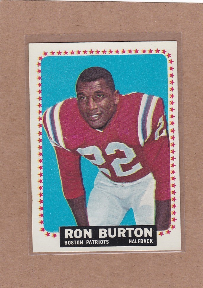 1964 TOPPS FOOTBALL RON BURTON #4 PATRIOTS EX+ *A42000