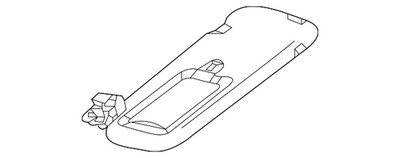 Genuine Mazda Sun Visor DGJ3-69-320D-75