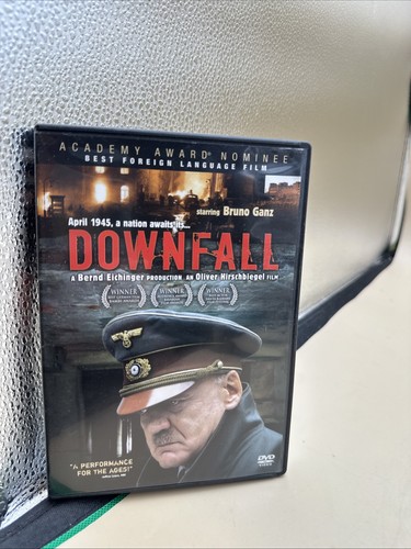 #N48- DOWNFALL (DVD, 2005) - WWII, Adolf Hitler Last Days - Bruno Ganz USED