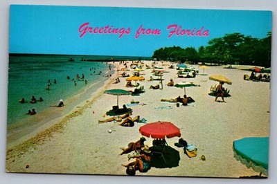 Postcard Florida Greetings from Sunny Beach