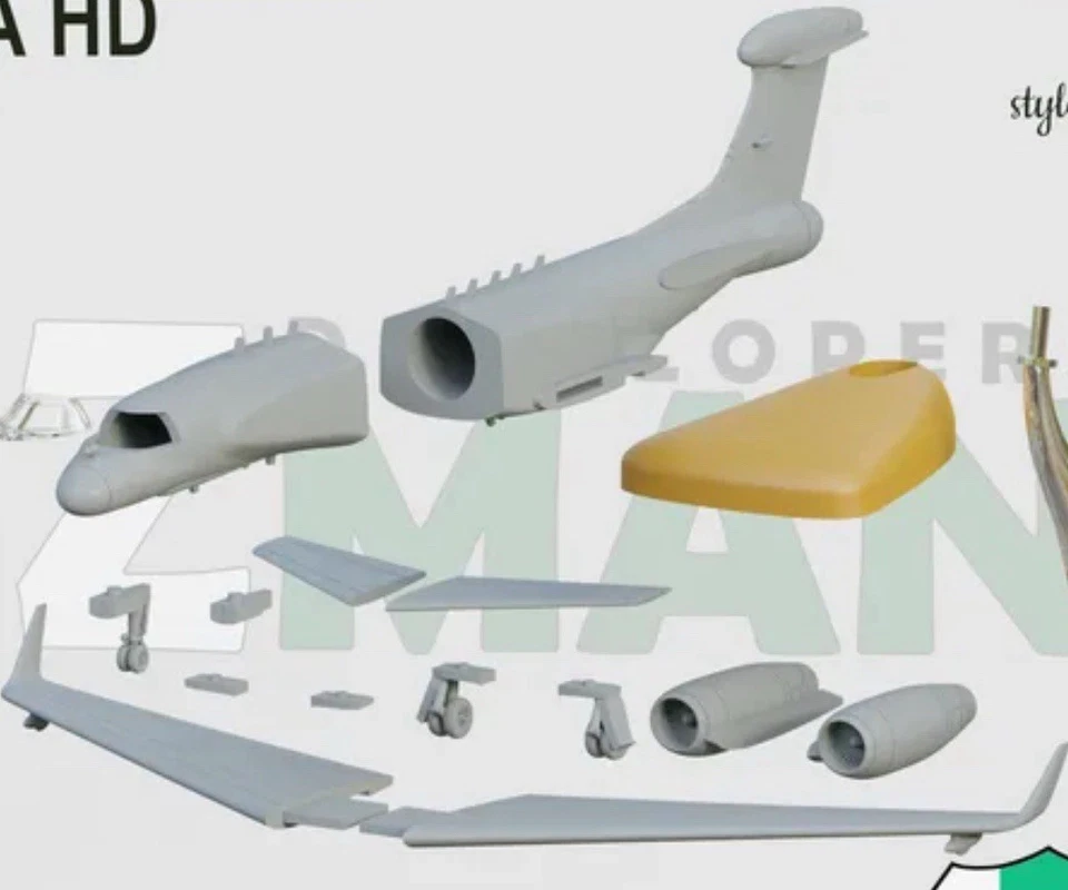 G550 CAEW Areonautica Italia Scala1/72 No Decal Modellismo Aeronautico Italia - Immagine 4 di 4
