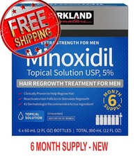 Kirkland Minoxidil 5 Xtra Strength-6 Month Supply Hair Regrowth Solution