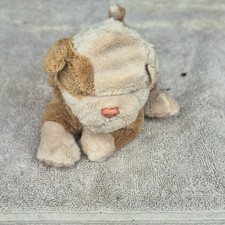 Brown White Dog Stuffed Animal Plush Toy Soft Cuddly Plushie Brown White Dog Toy