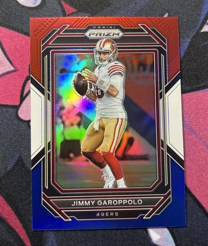 2022 Panini Prizm - Jimmy Garoppolo #268 Red White & Blue Prizm