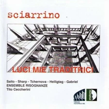 STR33645 Ceccherini/Ens. Risognanze Sciarrino: Luci Mie Tradritrici CD STR33645