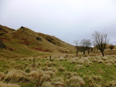 Photo A3 Windy Gowl Carlops A glacial meltwater channel in the Pentland  c2014