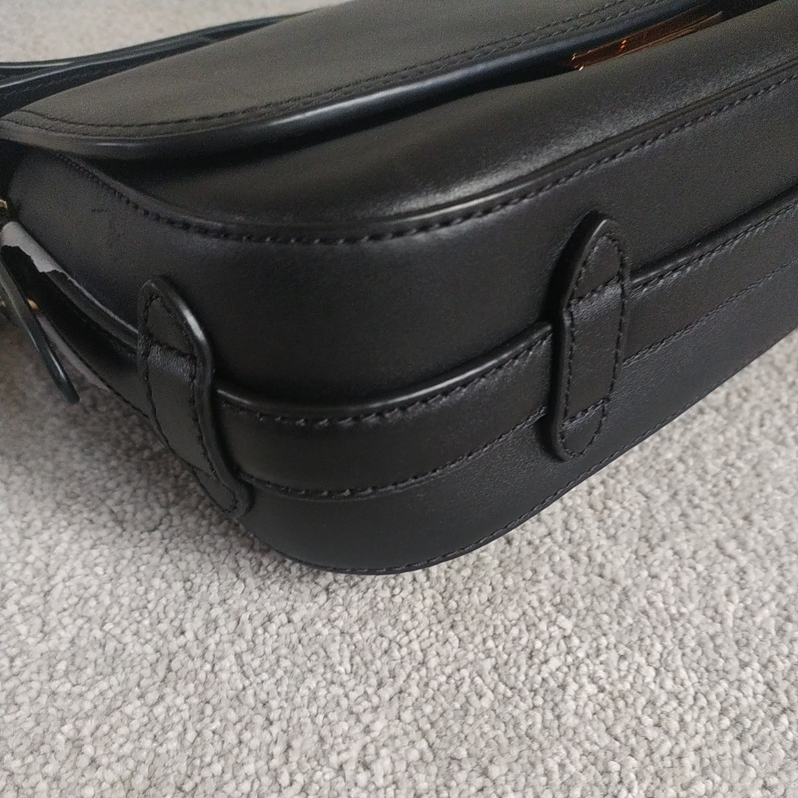 Lauren Ralph Lauren Summer Sport Black Maddy 24 OS Womens Leather Handbag New image 6