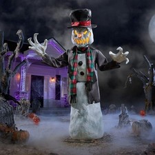 Snarling Snowman Animated Figure Collectible Animatronic