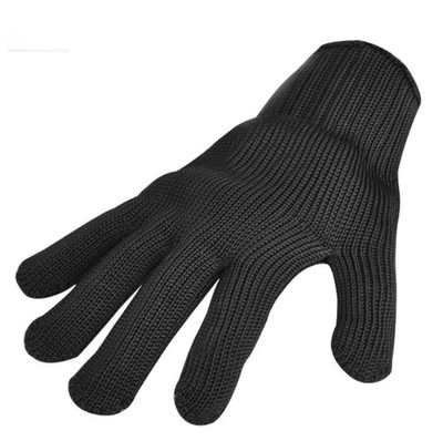 Schnittfester Handschuh Level 5 Arbeitsschutz Rutschfest Schwarz