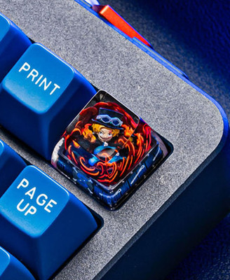 [One Piece] Sabo Character Keycap. Handmade Animation Gift