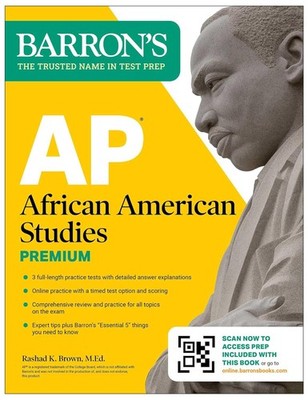AP African American Studies Premium, First Edition: Prep Book with 3 P Paperback
