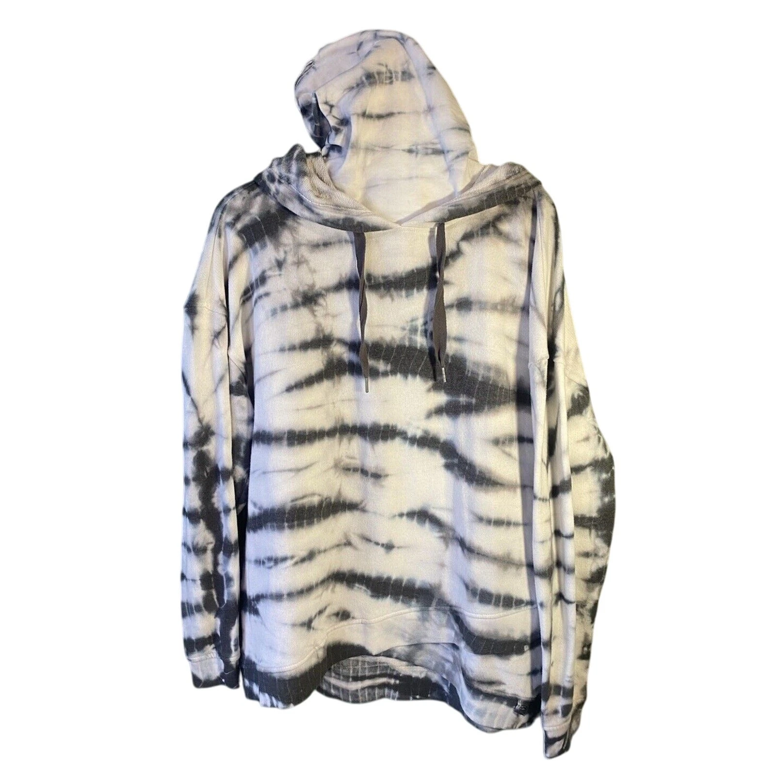 VETEMENTS Felpa con cappuccio 7 Seven For All Mankind donna XL maglione collo imbuto vestibilità rilassata