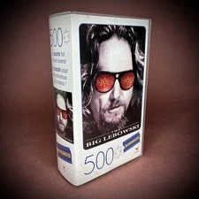 NEW The Big Lebowski 500 Pc Jigsaw Puzzle Blockbuster Case Cardinal Complete