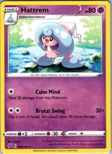 Hattrem 084/192 Uncommon Rebel Clash Pokemon Near Mint