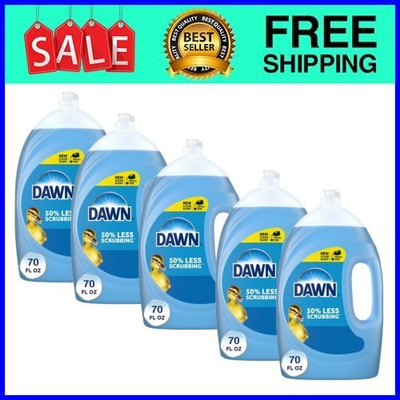 #ad Dawn Ultra Dish Soap Original 70 oz 5 Pack Fast Ship USA $46.22
