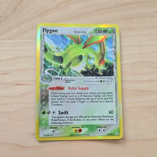 Flygon 7/110 Holo Rare Holon Phantoms Pokemon Holo Lightly Played