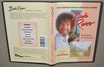 DVD - Bob Ross - Gradeur of Summer - not seen on TV one-hour instructional guide