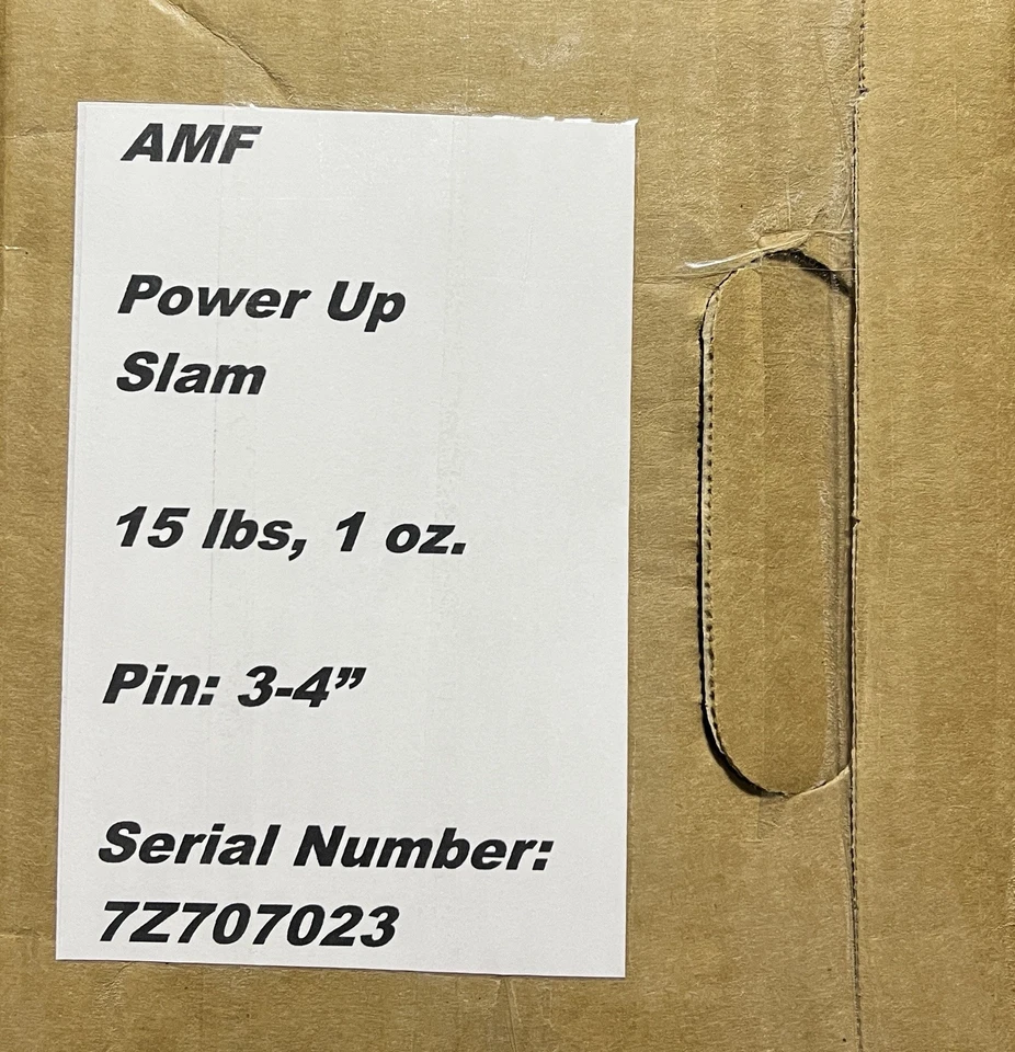 Bola de boliche AMF Power Up Slam 15 lb nueva sin caja original Foto 4 de 4