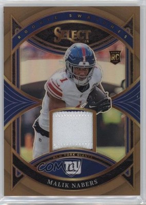 2024 Panini Select Rookie Swatches Copper Prizm 16/49 Malik Nabers RC 1k9t