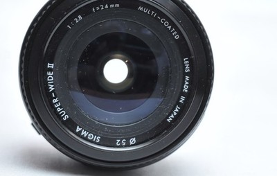 Sigma AF 24mm f2.8 Super Wide II MC Lens for Canon EF