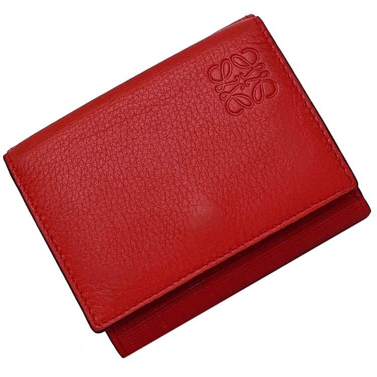 LOEWE Anagram trifold wallet 財布 LOEWE Anagram Leather Trifold Wallet | Saks Fifth Avenue