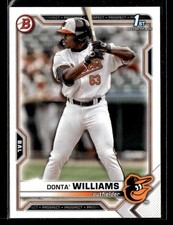 2021 Bowman Draft Donta' Williams #BD-90