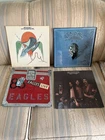 EAGLES-LOT OF 4 LP RECORDS-ON THE BORDER/LIVE/GREATEST HITS 1971-1975/DESPERADO!