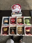 Funko Fabrikations Plush , Lot Of 9 .Marvel, Iron Man, Hulk, Thor.