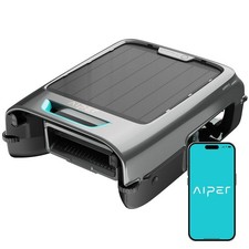 AIPER EcoSurfer S2 Solar Powered Pool Surface Skimmer Robot with APP Support,...