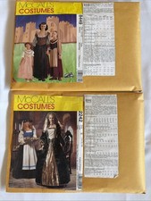 McCall s Medieval Renaissance Costume Sewing Pattern Lot 8449 2242