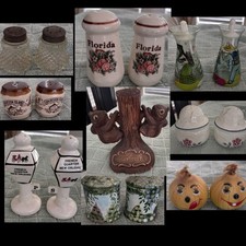 Vintage Mcm Salt And Pepper Shakers Lot of 9 Sets **Reseller Special**