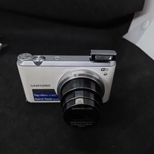 Samsung WB350F Digital Camera 21x Zoom Full HD White Working- No Charger