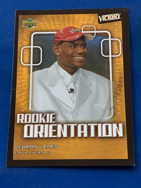 Upper Deck 2003-04 Victory Rookie Orientation LeBron James #101 Crease