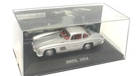 Mercedes-Benz 300 SL Papillon W198 1954 Sportwagen 1:43 Ixo Altaya Grau Silber