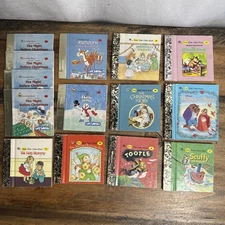Vintage Little Little Golden Books Miniature You Choose Mini Tiny Christmas EUC