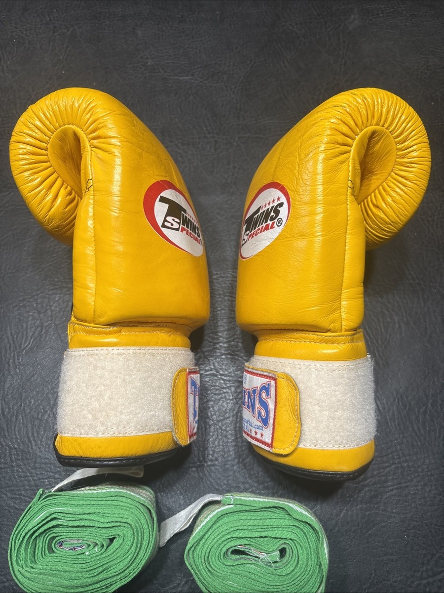 Twins Special Boxing Gloves 10 Oz. Bright Yellow | eBay