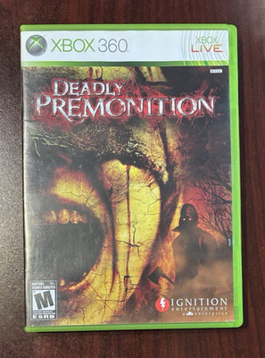 Deadly Premonition (Microsoft Xbox 360, 2010) - CIB w/ Case, Disc, & Manual