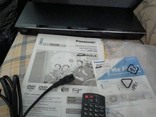 Panasonic DMP-BDT230 Blu-Ray DVD Player USB & SD Card Reader W Remote Good Used 