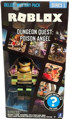 Roblox Deluxe Mystery Pack Dungeon Quest Poison Angel w/Virtual Code New Sealed