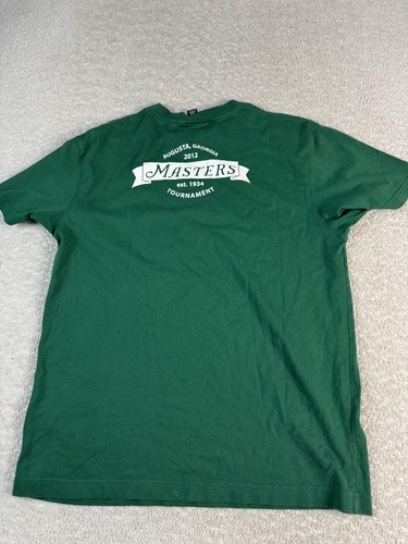 Masters Tournament Shirt Mens Medium Green 2012 Augusta Georgia Golf Tee - Picture 6 of 7