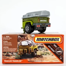2018 Matchbox Power Grabs #94 Trailer Trawler™ MATTE GREEN | GREY | FSB