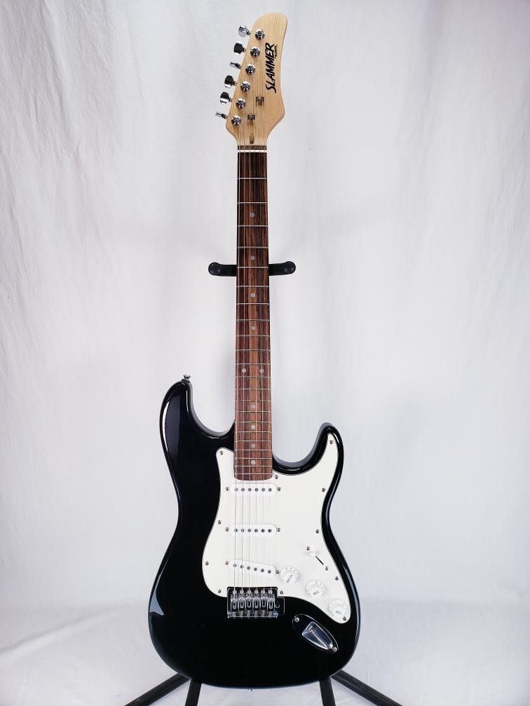 Hamer Slammer Black Strat Electric Guitar (PB1030636) | eBay