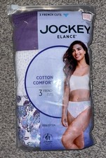 Jockey Elance French Cuts 100 Cotton Underwear Women's Size 10 / 3XL Brand NEW