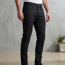 DSTLD Premium Denim Co. Cigarette Raw Black J...