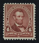 CKStamps: US Stamps Collection Scott#280 4c Lincoln Mint NH OG