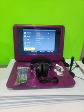Trexonic 13.3" Portable DVD Player with USB/HD/AV Inputs Purple Brand New