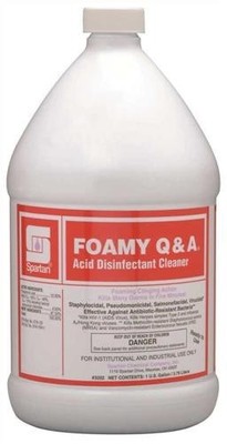 Spartan Foamy Q&A Disinfectant Citrus 1 Gal 8/Case 2CS 320204