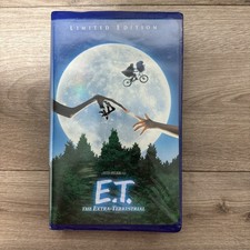 E.T. The Extra-Terrestrial Limited Edition RARE Clamshell Case 2002 VHS