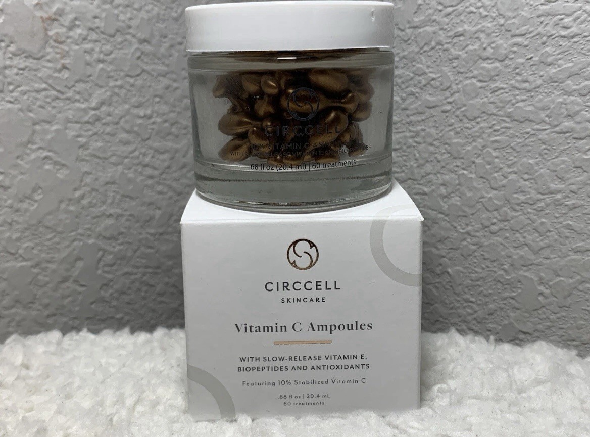 Vitamin C Ampoules W/slow Release Vit E/biopeptides/antioxid