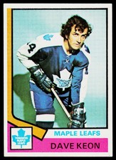 Dave Keon, 1974-75 Topps, #151, Toronto Maple Leafs,